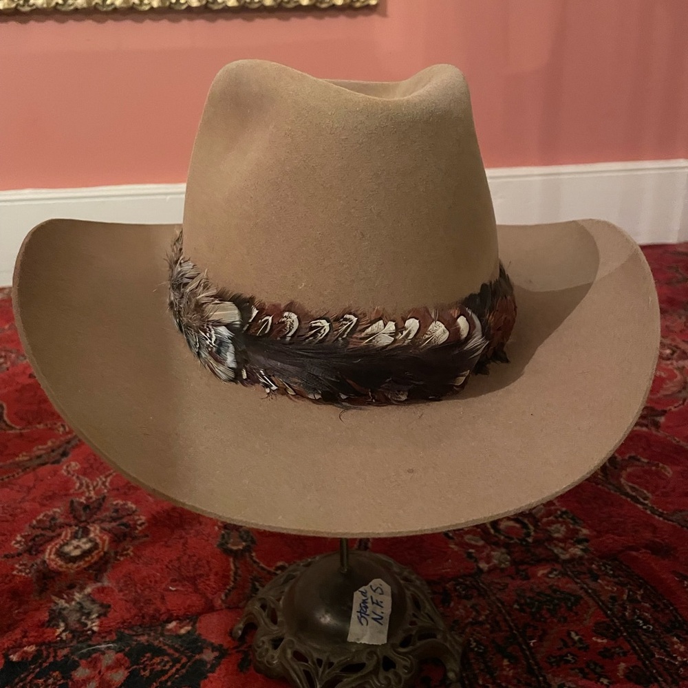 Vintage Feather Eddie Bauer Resistol Roundup Hat